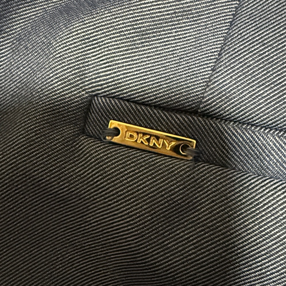 ✨ DKNY Women's Classic Blue Trousers Tailored Fit - Picture 9 of 9